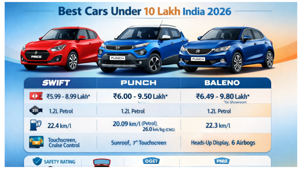 Maruti Suzuki Swift 2026 exterior view